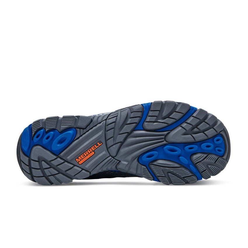 Chaussures Randonnée Merrell Moab Edge 2 Grise/Bleu Homme | P.A.AZBE